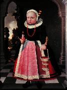 Jacob Gerritsz. Cuyp, Portrait eines kleinen Madchens mit einer Puppe und einem Korb
